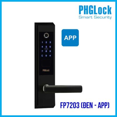 Khóa điện tử cho văn phòng PHGLOCK FP7203 (Đen-App)